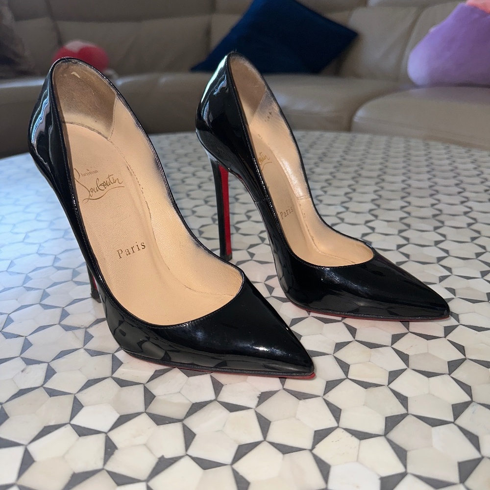 Christian Louboutin Pigalle Follies 100 Patent Leather Pumps